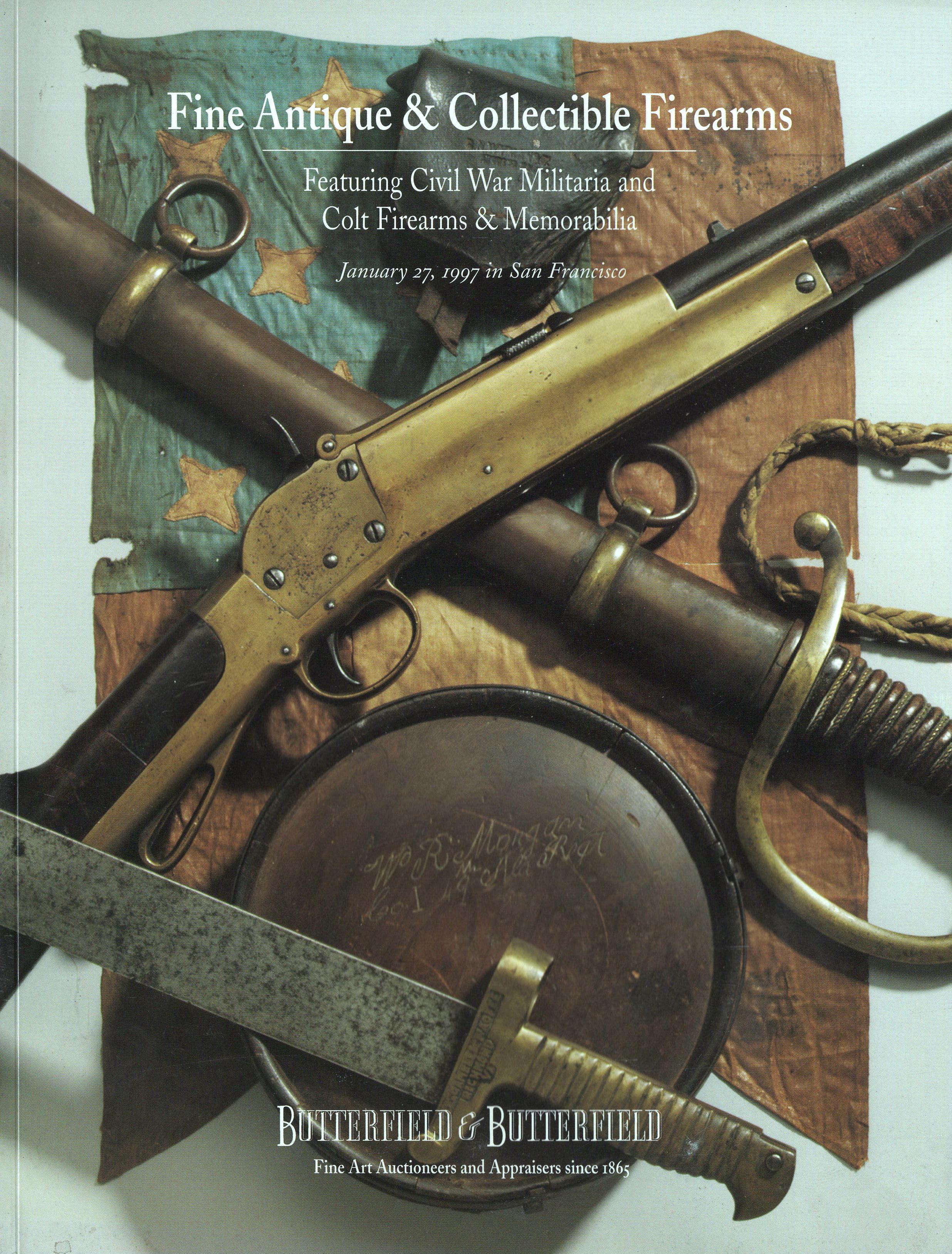 Butterfield & Butterfield January 1997 Fine Antique & Collectible Firearms