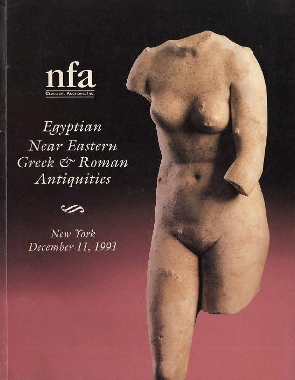 NFA December 1991 Egyptian near Eastern Greek & Roman Antiquities