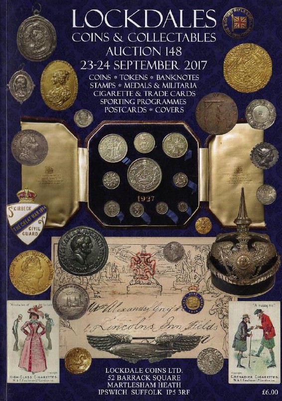 Lockdales September 2017 Coins, Banknotes, Stamps, Medals & Militaria & Postcard