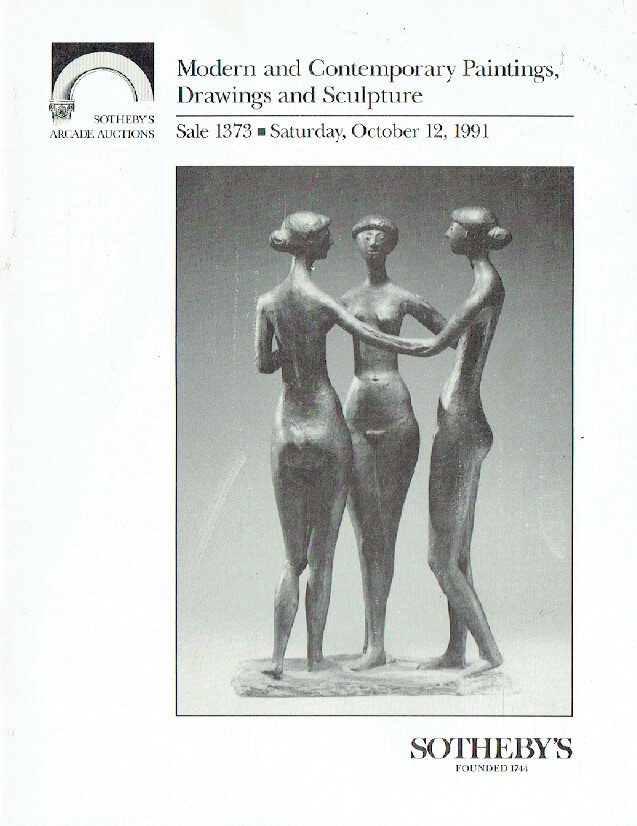 Sothebys October 1991 Modern & Contemporary Paintings, Drawings and Sculpture