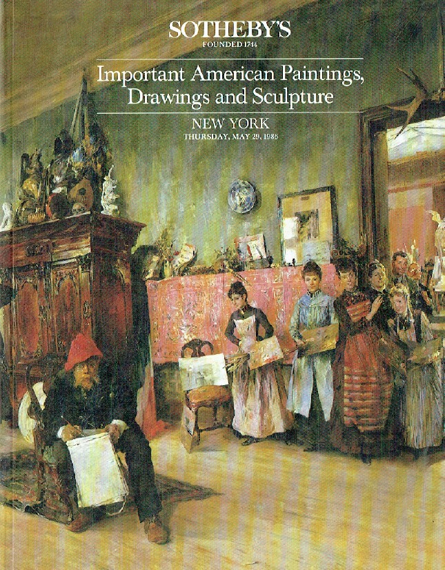 Sothebys May 1986 Important American Paintings, Drawings & Sculpture