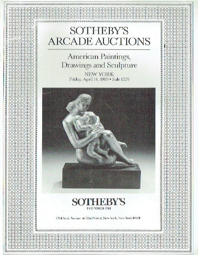 Sothebys April 1989 American Paintings, Drawings & Sculpture