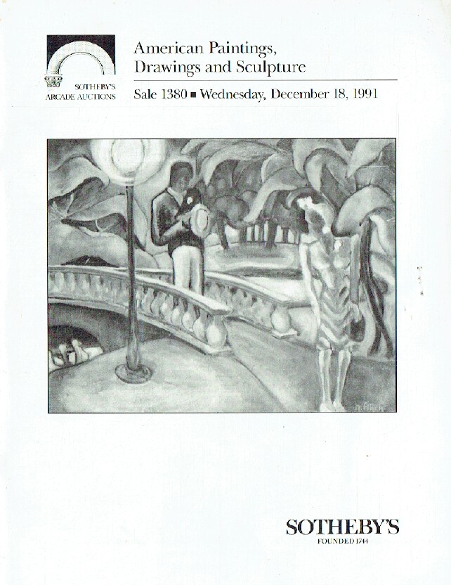Sothebys December 1991 American Paintings, Drawings & Sculpture