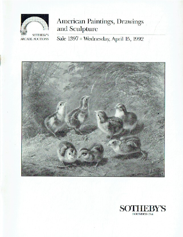 Sothebys April 1992 American Paintings, Drawings & Sculpture