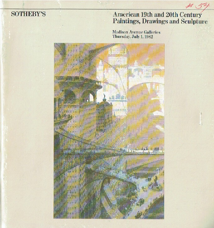 Sothebys July 1982 American 19th & 20th Century Paintings