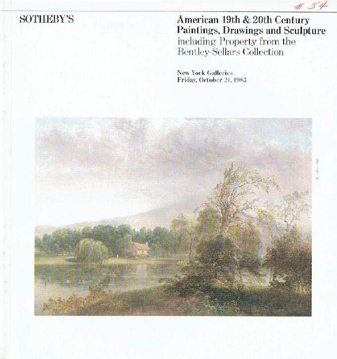 Sothebys October 1983 American 19th & 20th Century Paintings (Digital only)