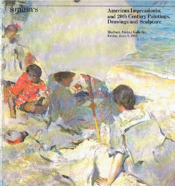 Sothebys June 1982 American Impressionist & 20th Century Paintings