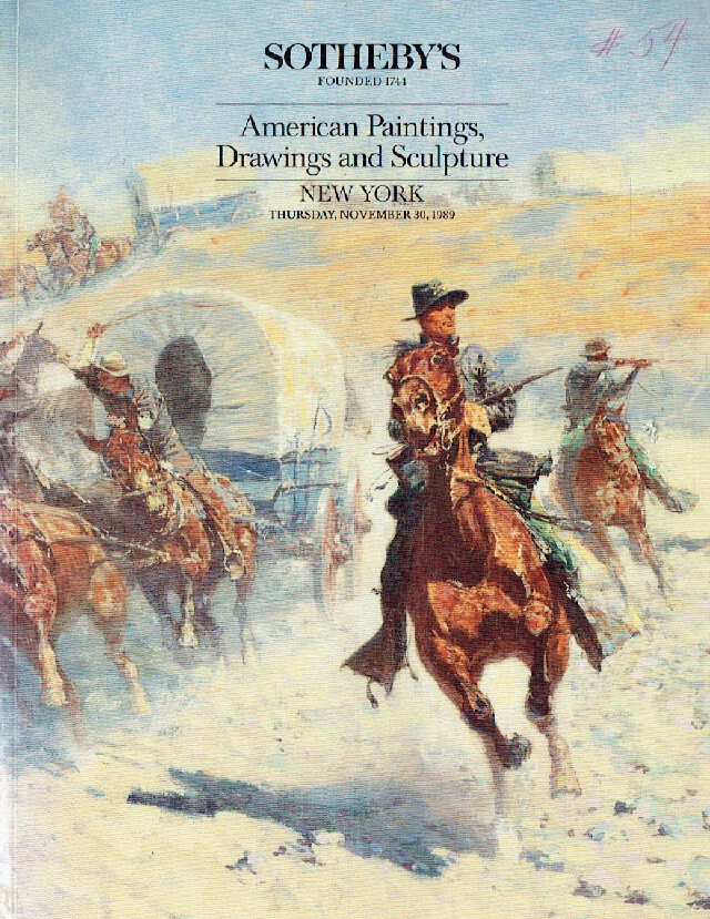 Sothebys November 1989 American Paintings, Drawings & Sculpture