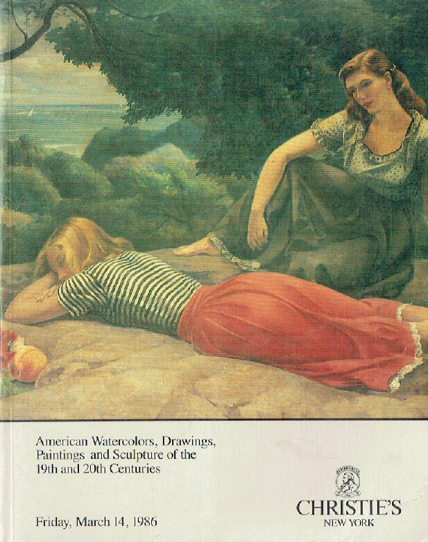 Christies March 1986 American Watercolours, Paintings & Drawings