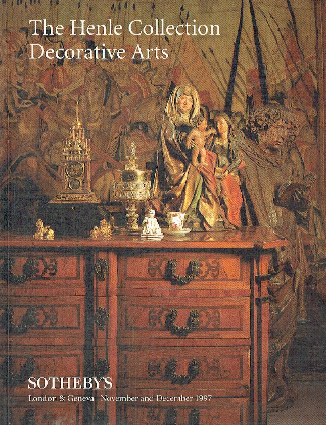 Sothebys November & December 1997 Henle Collection Decorative Arts