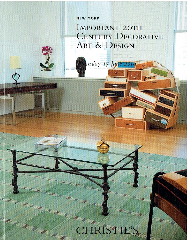 Christies June 2010 Important 20th Century Decorative Art & Design