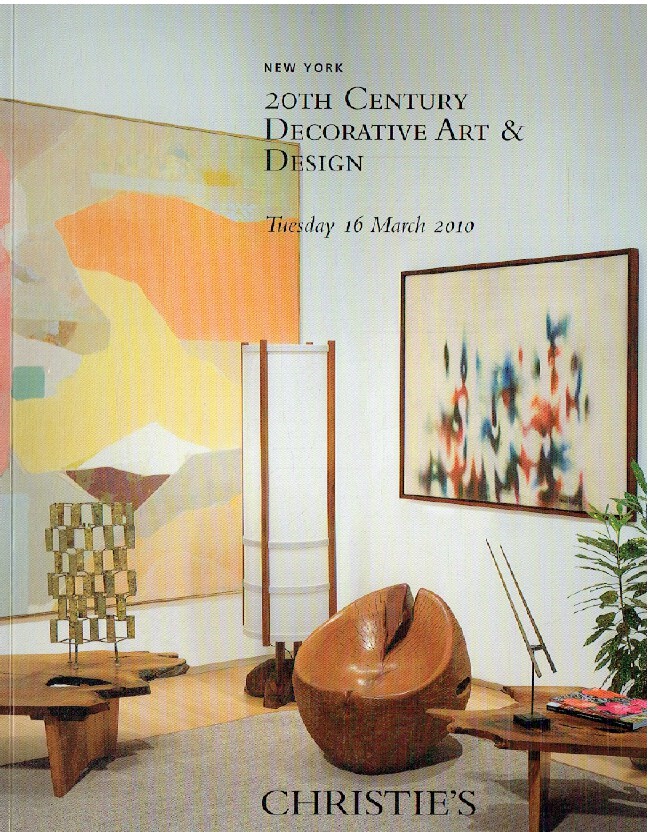 Christies March 2010 20th Century Decorative Art & Design