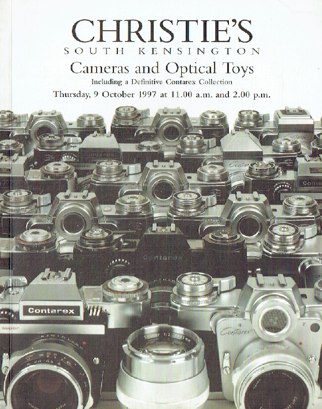 Christies October 1997 Cameras & Optical Toys inc. Definitive Contarex Collectio
