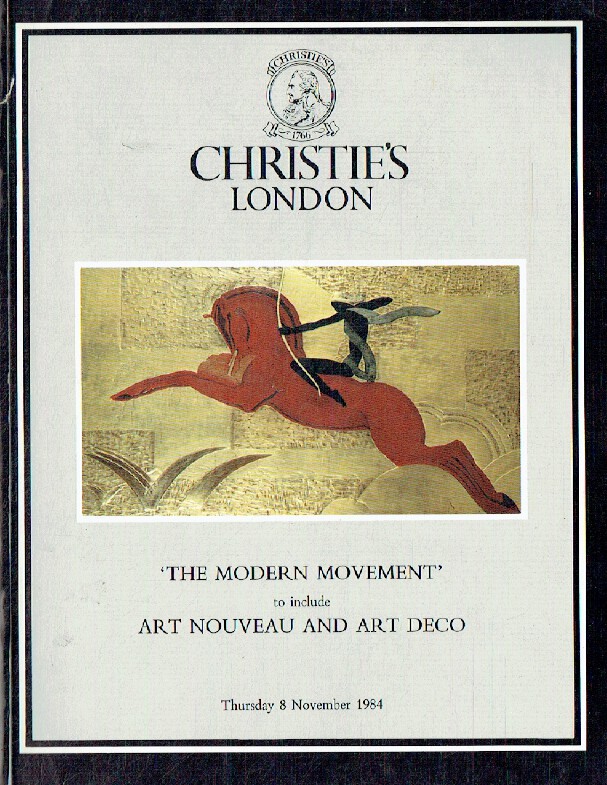 Christies November 1984 Art Nouveau & Art Deco