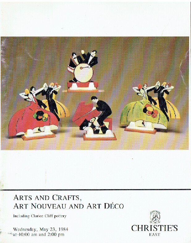 Christies May 1984 Arts & Crafts, Art Nouveau and Art Deco inc. Clarice Cliff Po