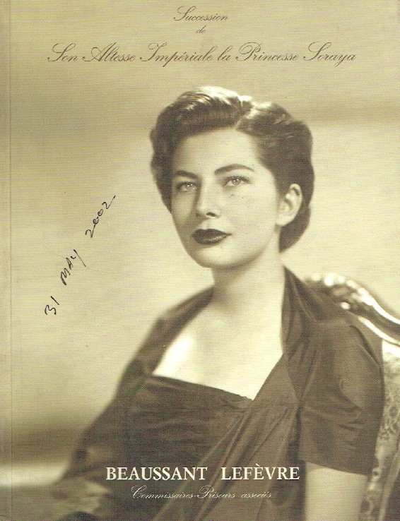 Beaussant Lefevre May 2002 S.A.I. La Princesse Soraya - Jewellery, etc