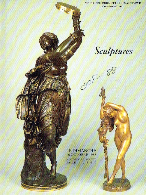 Cornette de Saint Cyr October 1988 Sculpture - Click Image to Close