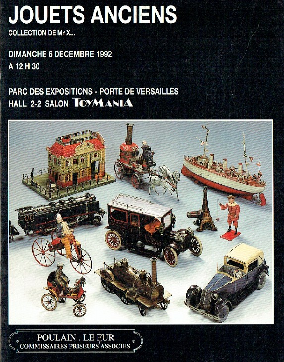 Poulain Le Fur December 1992 Mr. X Collection of Toys