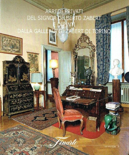 Finarte December 2002 Zabert Furniture Collection, Art from Gallery Torino