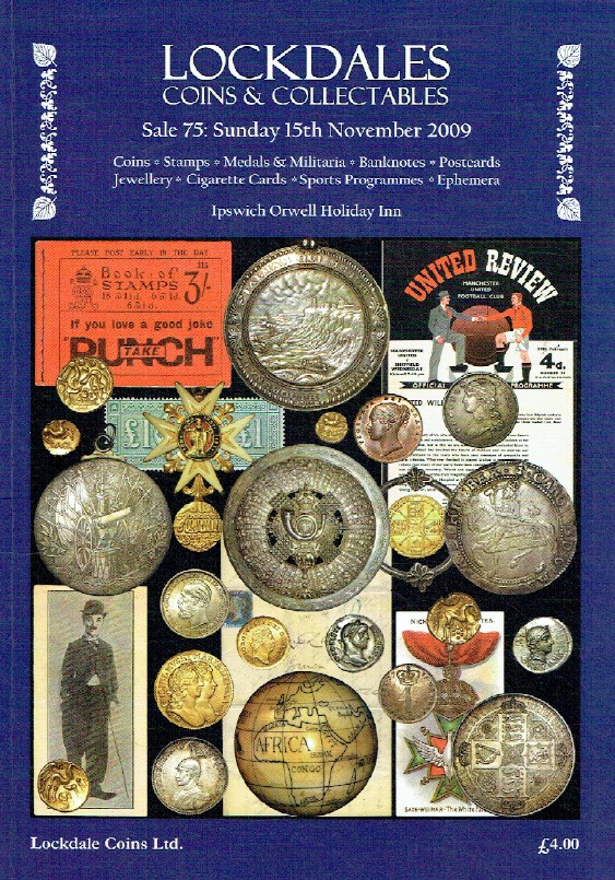 Lockdales November 2009 Coins, Stamps, Medals & Militaria & Banknotes etc