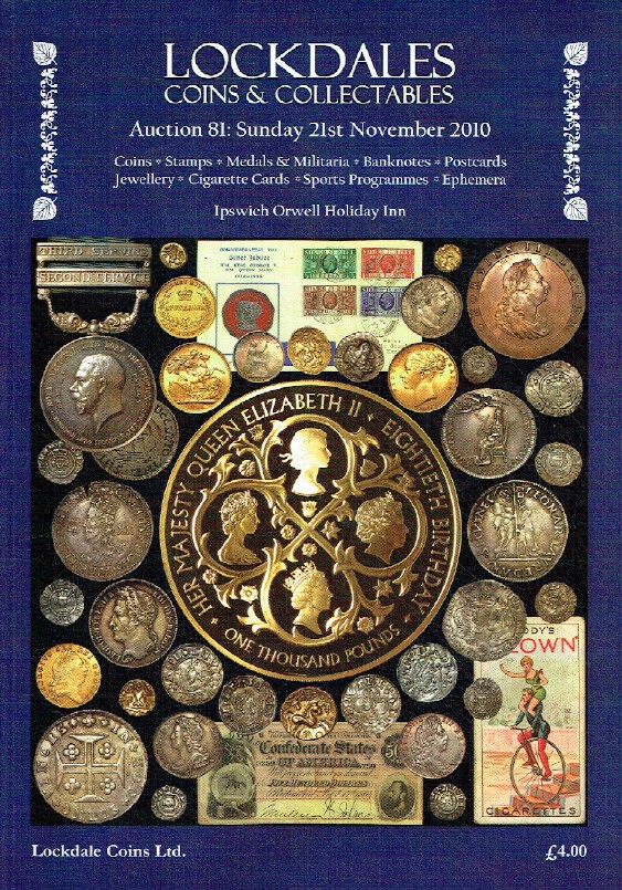 Lockdales November 2010 Coins, Stamps, Medals & Militaria & Banknotes etc.