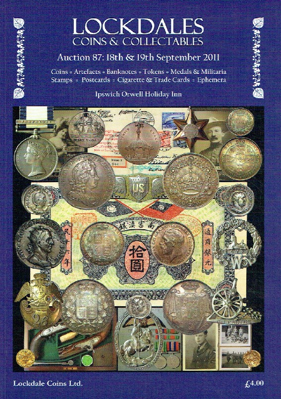 Lockdales September 2011 Coins, Banknotes, Medals & Militaria & Stamps etc