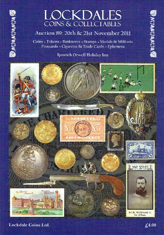Lockdales November 2011 Coins, Banknotes, Stamps, Medals & Militaria & Postcards
