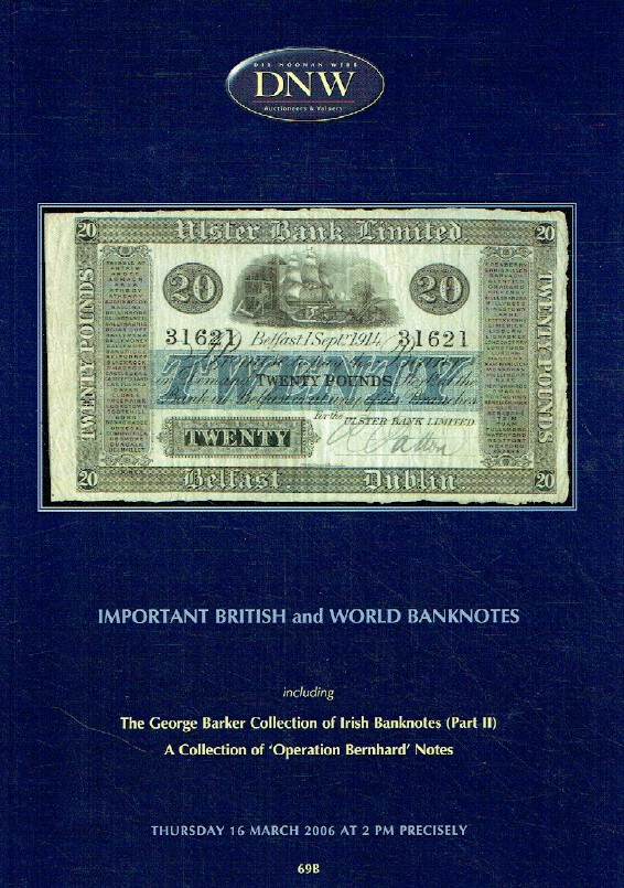 DNW March 2006 Important British & World Banknotes