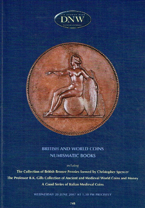 DNW June 2007 British & World Coins and Numismatic Books (Digital only)