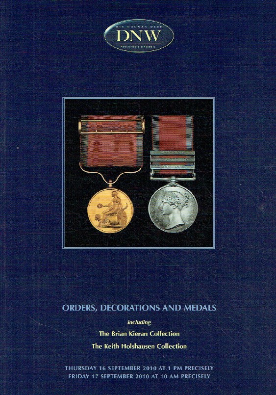 DNW September 2010 Orders, Decorations & Medals - Kieran & Holshausen Collection