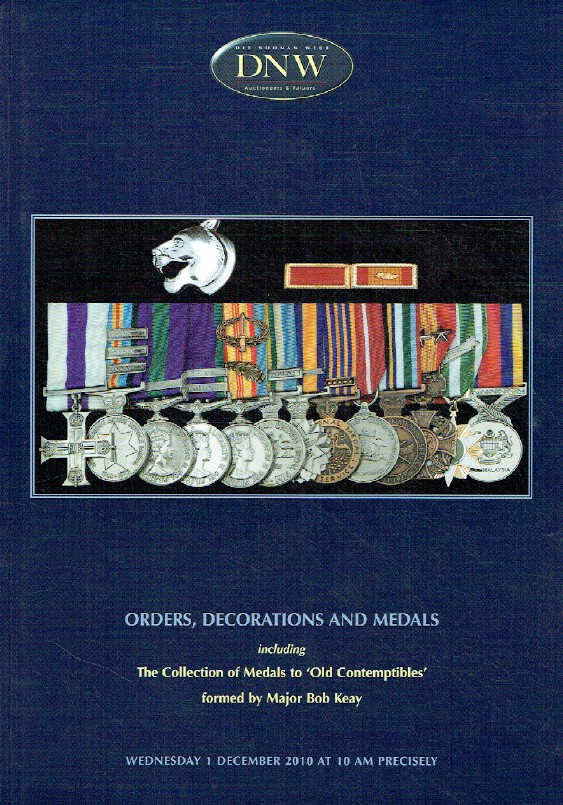 DNW December 2010 Orders, Decorations & Medals - Bob Keay Collection