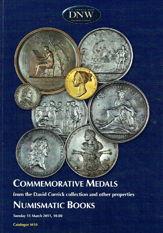 DNW March 2011 Commemorative Medals - Corrick Collection & Numismatic Books