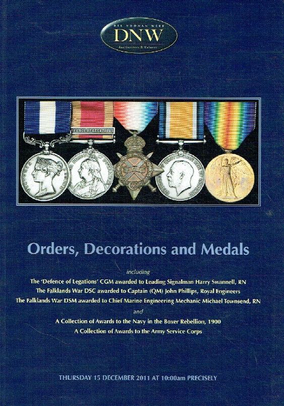 DNW December 2011 Orders, Decorations & Medals