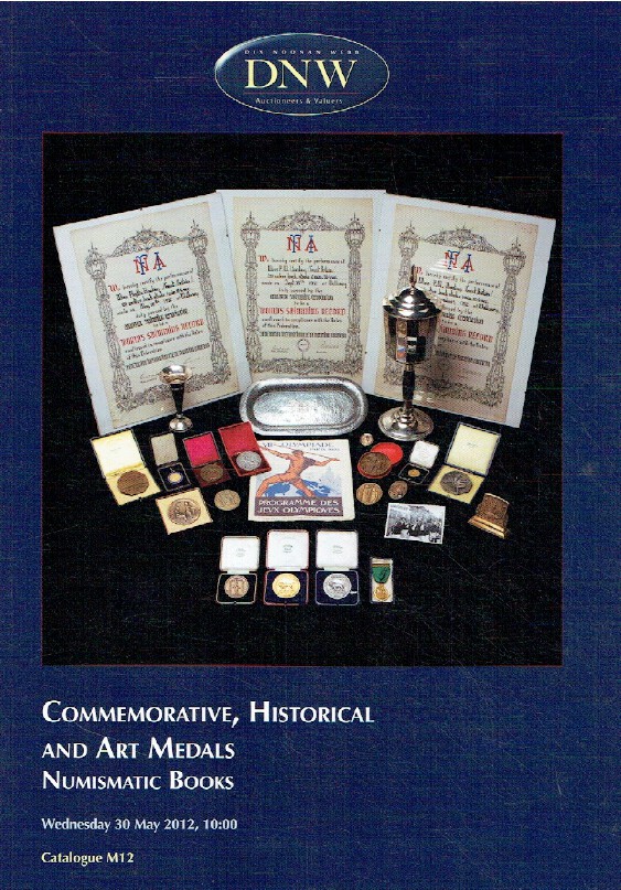 DNW May 2012 Commemorative, Historical & Art Medals Numismatic Books
