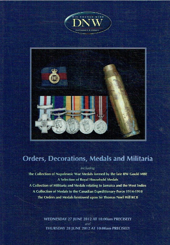DNW June 2012 Orders, Decorations, Medals & Militaria