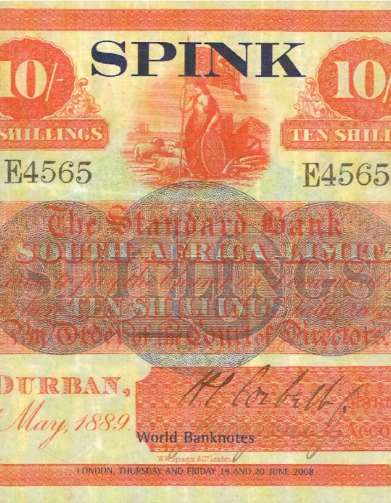 Spink June 2008 World Banknotes