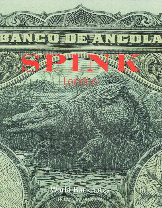 Spink October 2001 World Banknotes