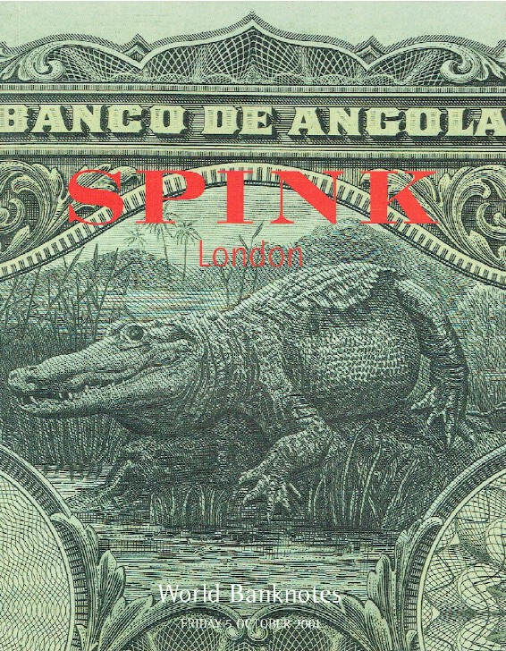 Spink October 2001 World Banknotes (Digital Only)