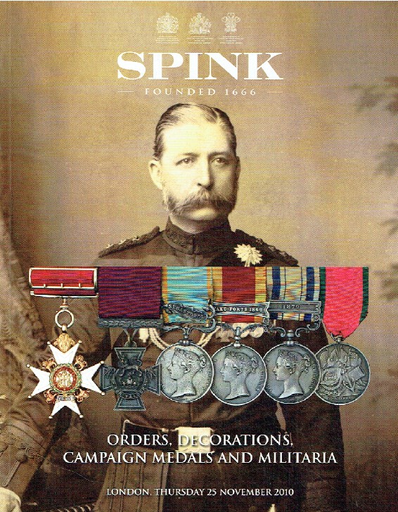 Spink November 2010 Orders, Decorations, Campaign Medals & Militaria