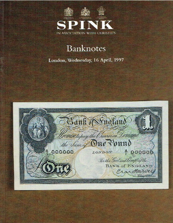 Spink April 1997 Banknotes