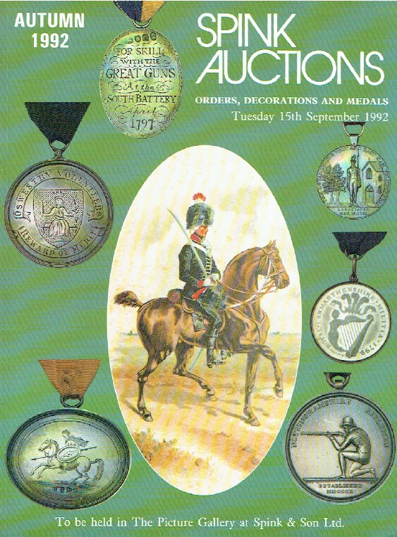 Spink 1992 Orders, Decorations & Medals