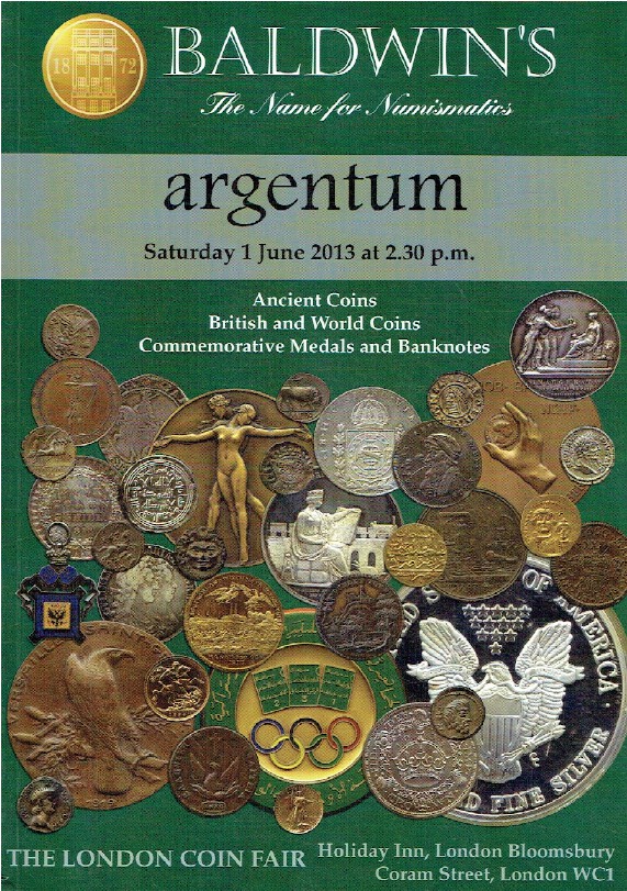 Baldwins June 2013 Ancient, British & World Coins & Commemorative Medals - Click Image to Close