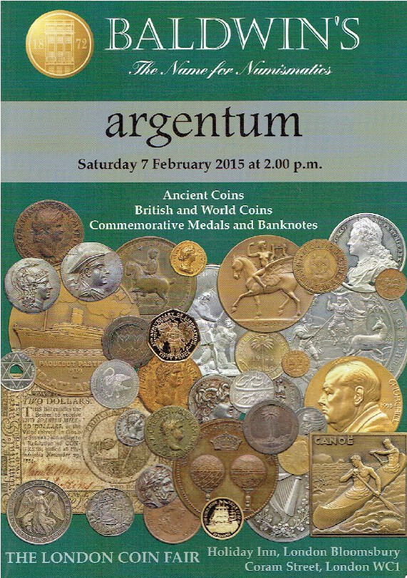 Baldwins February 2015 Ancient, British & World Coins & Commemorative Medals - Click Image to Close