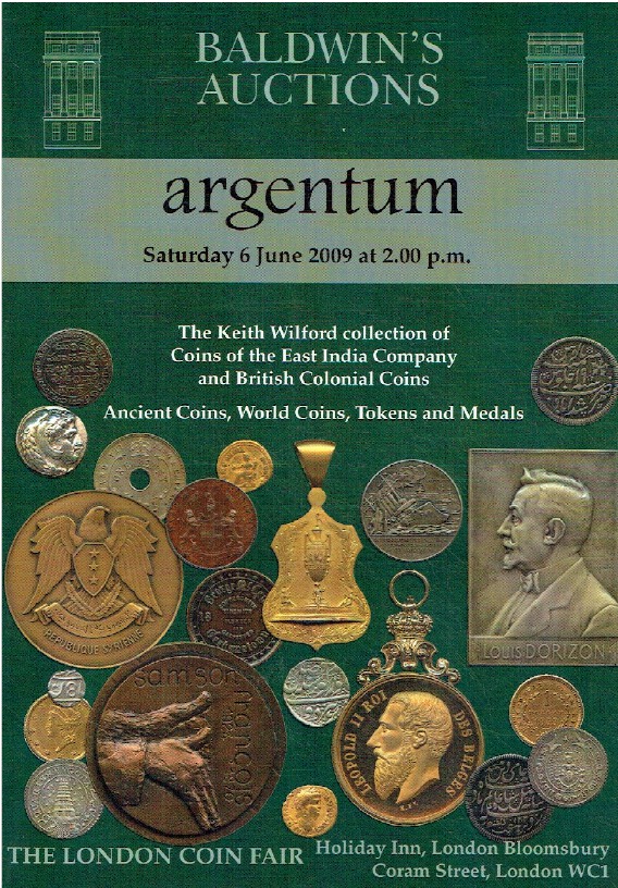 Baldwins June 2009 Ancient & World Coins of Wilford Collection, Tokens & Medals - Click Image to Close