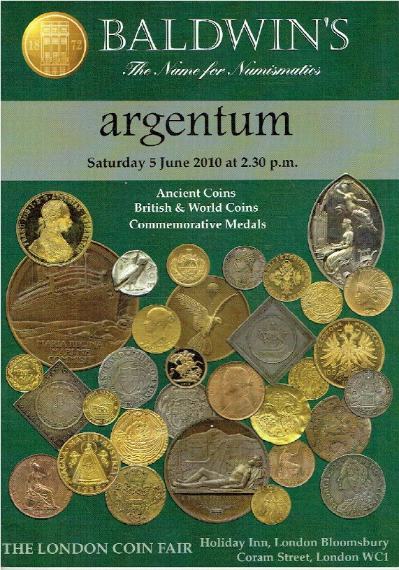 Baldwins June 2010 Ancient, British & World Coins & Commemorative Medals - Click Image to Close