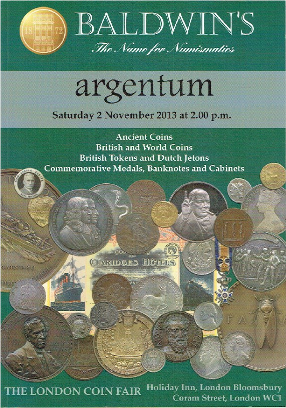 Baldwins November 2013 Ancient & World Coins, Tokens & Commemorative Medals - Click Image to Close