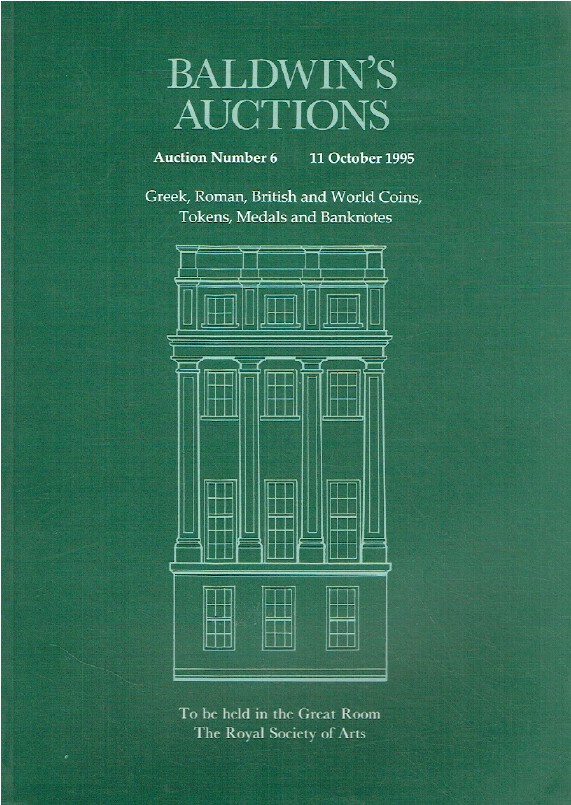 Baldwins October 1995 Greek, Roman & World Coins, Tokens, Medals & Banknotes