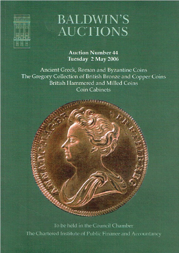 Baldwins May 2006 Ancient Greek, Roman & Byzantine Coins - Gregory Collection