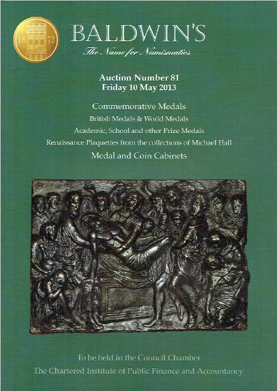 Baldwins May 2013 Commemorative, British & World Medals & Coin Cabinets