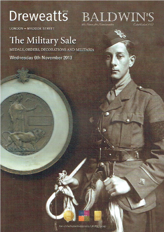 Baldwins November 2013 Military Sale - Medals, Orders, Decorations & Militaria - Click Image to Close